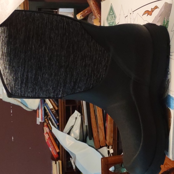 Nwt muck boot youth element Black/heathered jersey sub zero winter sz 5 - Picture 3 of 8